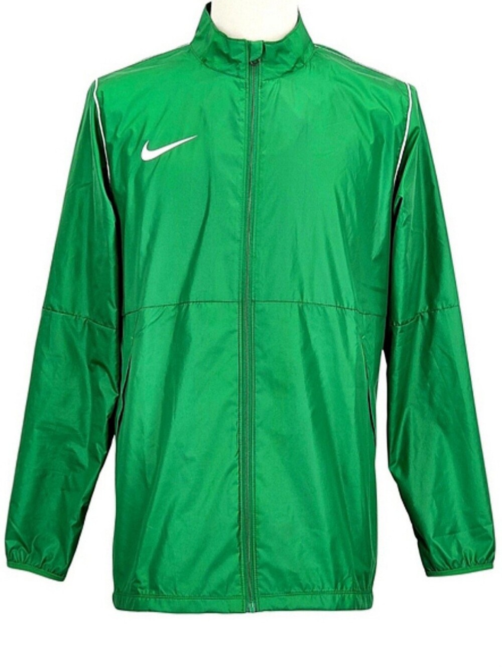 Nike Repel Rain Jacket Mens L Green Soccer Windbreaker Full Zip BV6881